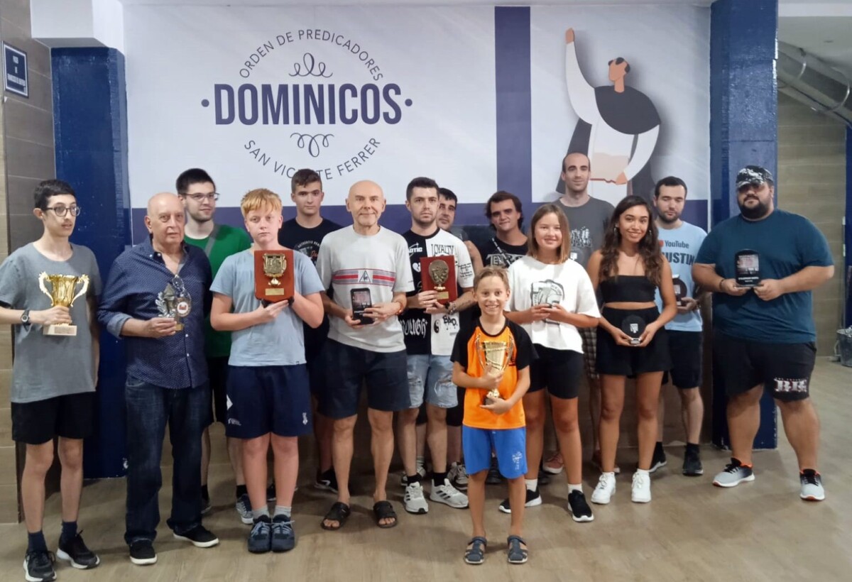Entrega de trofeos del Open Internacional Fundación València Cuna